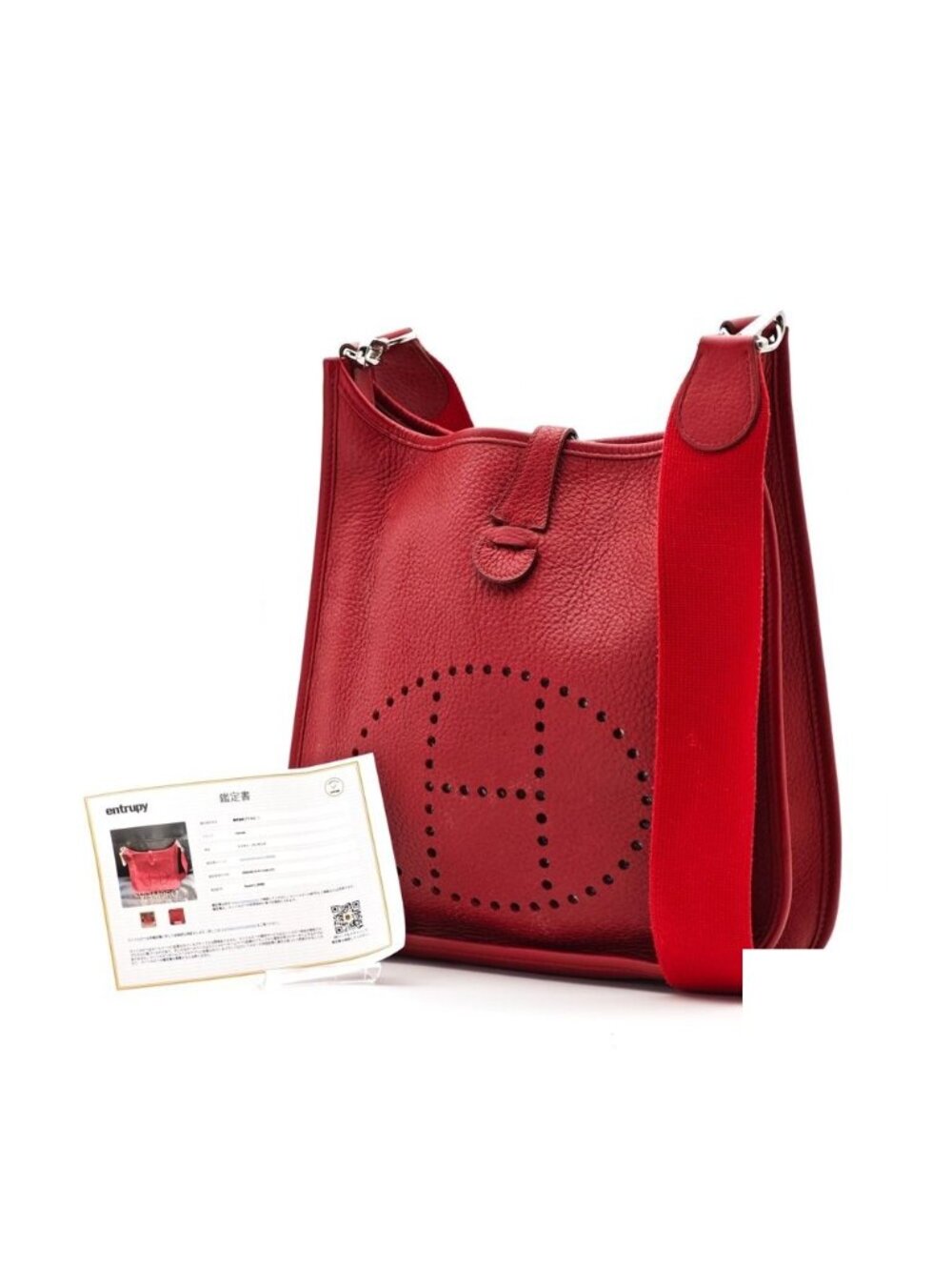 Hermes Shoulder Bag Clemence Leather